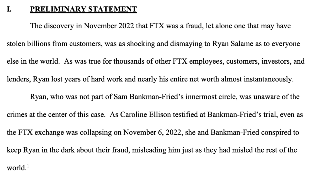 brief ftx ryan salame