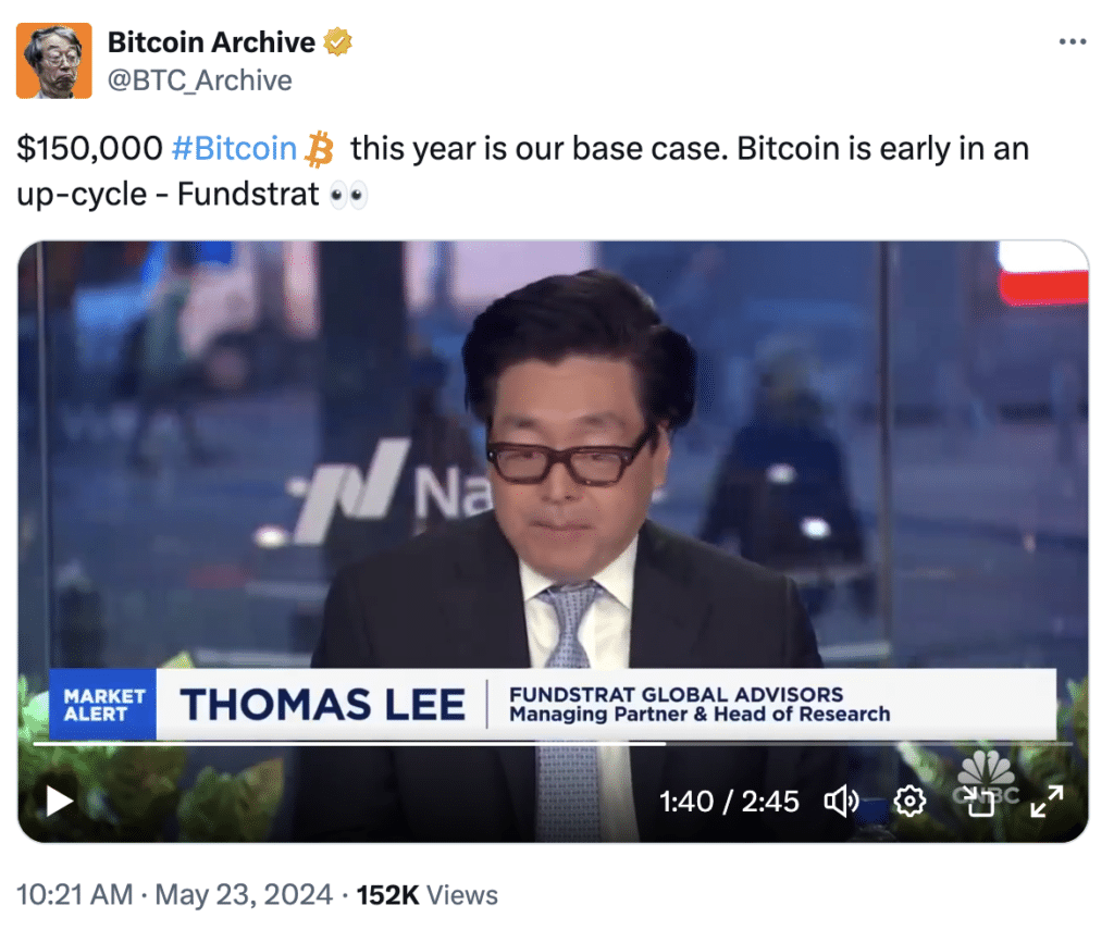 bitcoin tom lee x interview cnbc