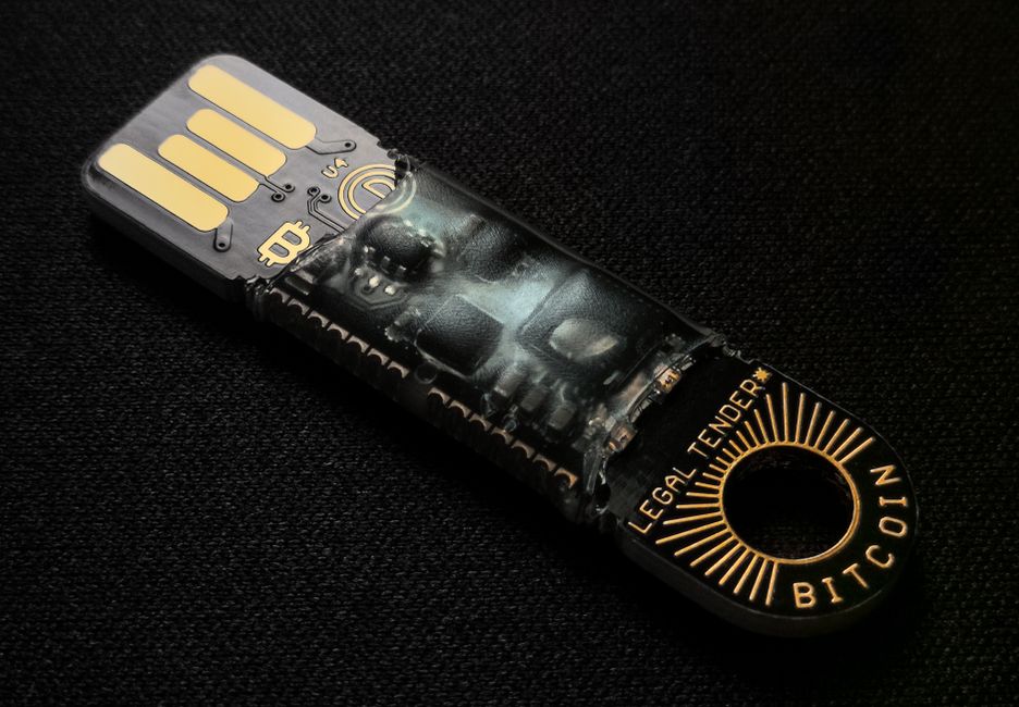 Hardware wallet voor het bewaren van crypto