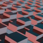 Abstracte modulaire blokkenstructuur