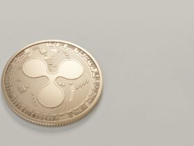 High-quality image of a Ripple (XRP) coin on a neutral backdrop, perfect for finance and cryptocurrency themes.